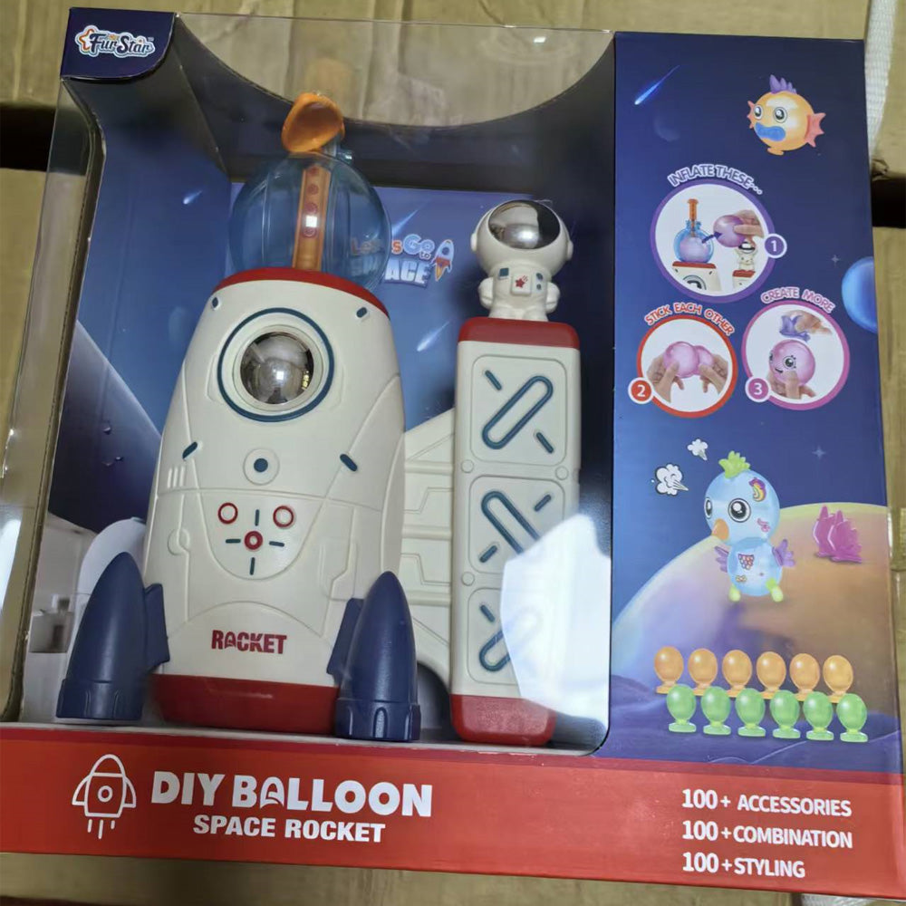 DIY Space Balloon Craft Kit - Sticker-Decorated Balloon Art Activity Set for Kids