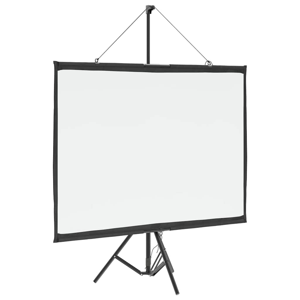 Portable Tripod Projector Screen - Freestanding Movie Screen for Home & Office