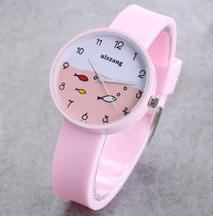 Kids Silicone Watch - Fun Cartoon Quartz Wristwatch for Boys and Girls