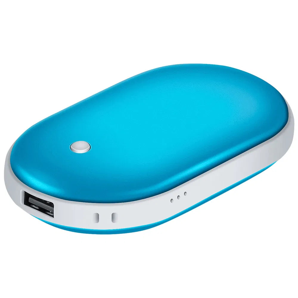 Rechargeable Hand Warmer & Power Bank - 2-in-1 Pocket Heater for Winter