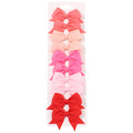 Baby Girls Hair Clips Set (10 Pcs) - Cute Ribbon Bow Barrettes