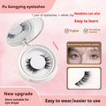 Reusable Magnetic False Eyelashes - No-Glue Magnetic Lashes with Applicator Clip