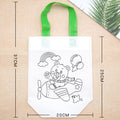 Kids DIY Coloring Tote Bag - Color-Your-Own Craft Bag Party Favor