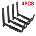 4 PCS Adjustable Window Planter Box Brackets Universal