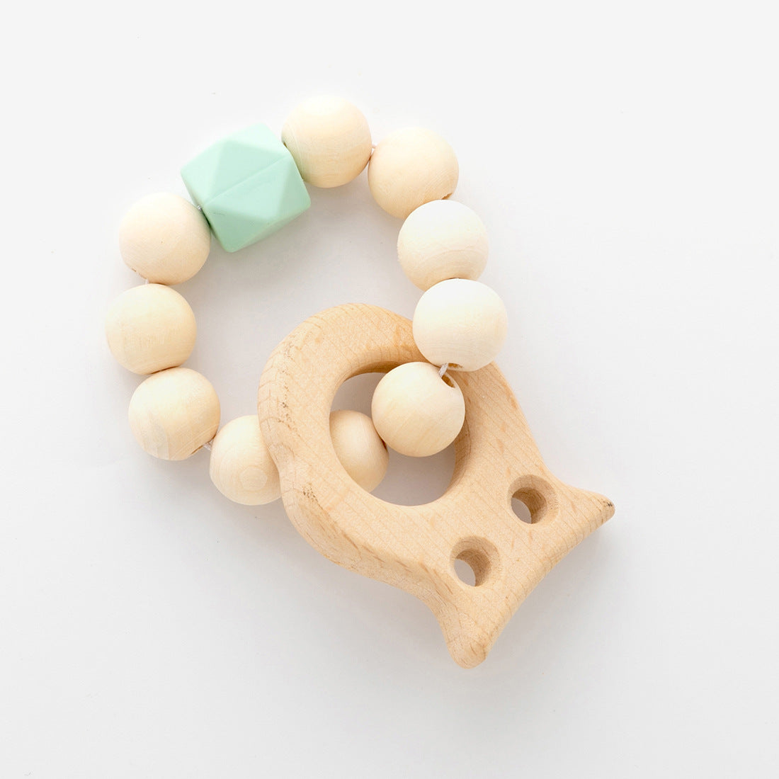 Baby Wooden Lacing Beads - Montessori Threading Animal Toy for Toddlers