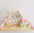 Wooden Abacus Counting Toy - Colorful Beads Math Learning Frame for Kids