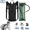 Tactical Hydration Pack 3L - Lightweight Water Bladder Backpack for Hiking & Running