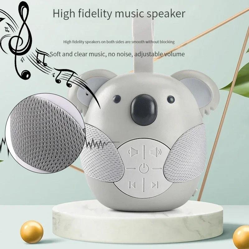 Baby Soothing Sleep Machine - White Noise & Soft Light Sleep Aid Plush Companion