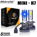 Pair H7 LED Headlight Bulb Kit High Low Beam 8000K Super Blue 26000LM