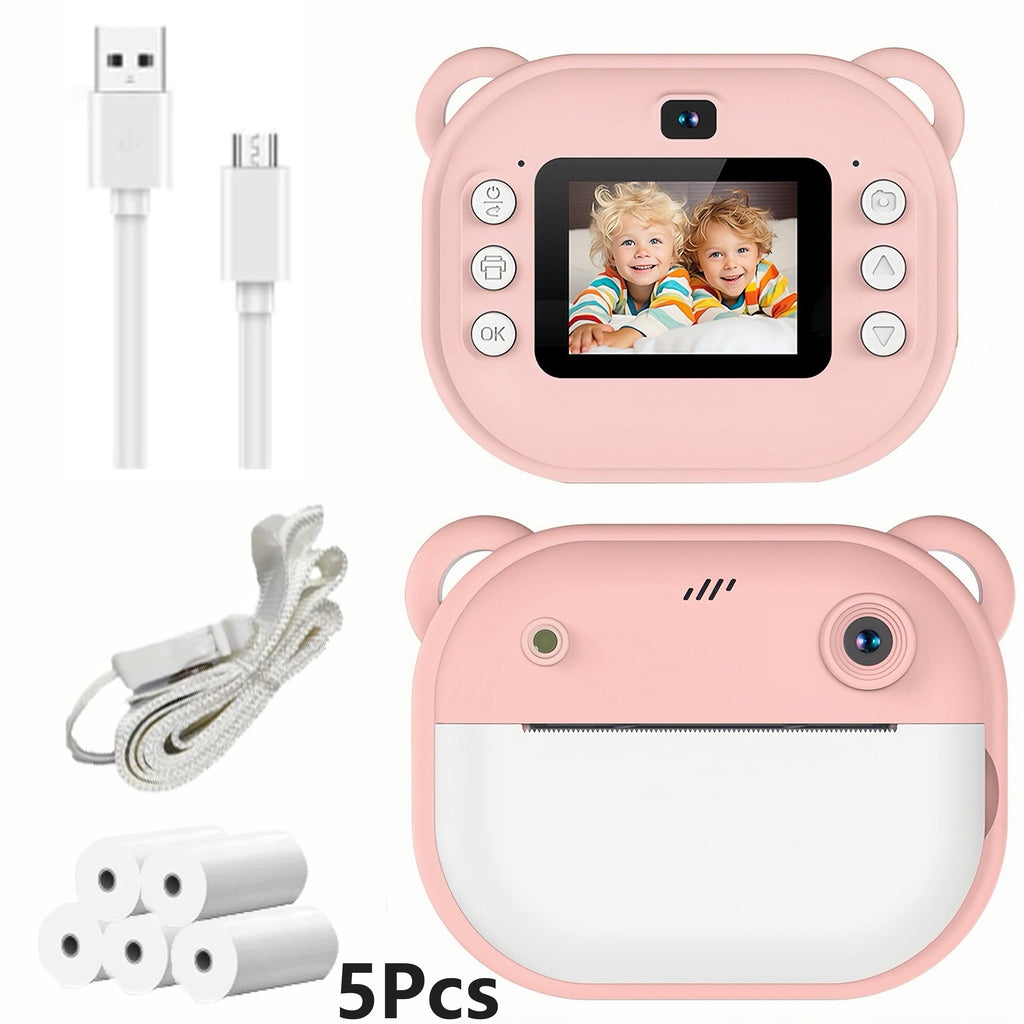 Instant Print Camera - Kids & Teens Digital Camera with Built-In Thermal Printer