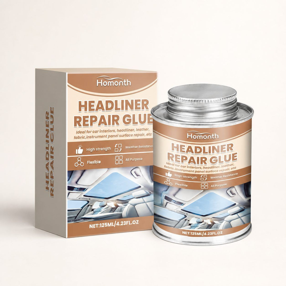 HOMONTH Automotive Headliner Repair Adhesive