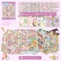 Miniature Scene Sticker Book - Kids Creative Reusable Sticker Activity Toy