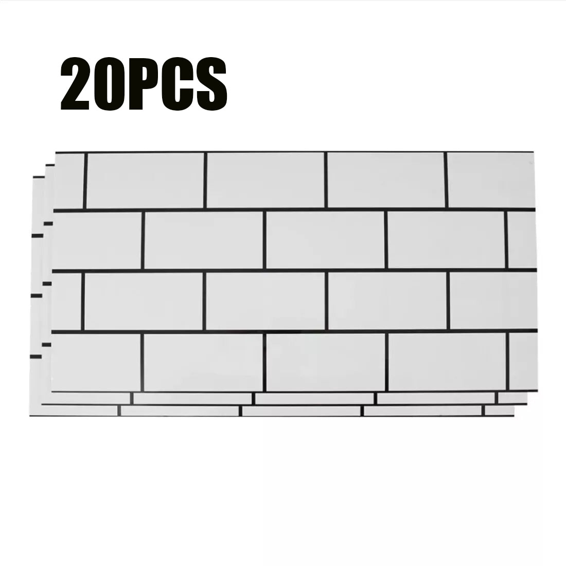 NEW 20 Marble Tiles Sticker Self