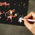 Kids Scratch Art Paper Set with Stylus 12 Sheets
