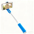 Mini Lipstick Selfie Stick - Pocket Bluetooth Extendable Stick with Remote Shutter