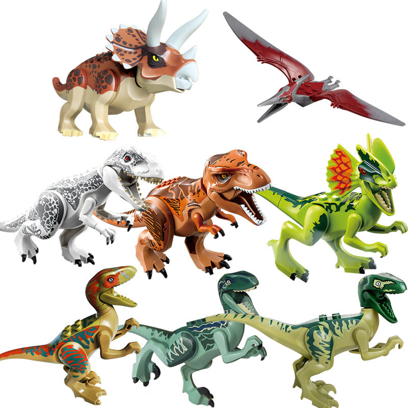 Mini Dinosaur Building Bricks Set - Buildable Dino Figures for Kids