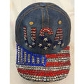 World Cup USA Bling Baseball Cap
