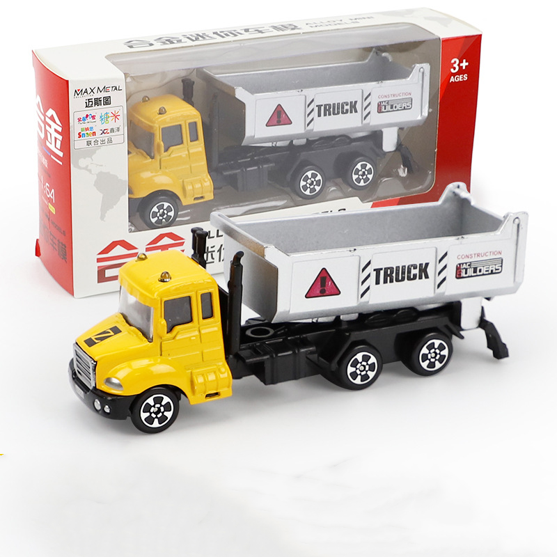 Kids Engineering Vehicle Toy - Construction & Rescue Trucks