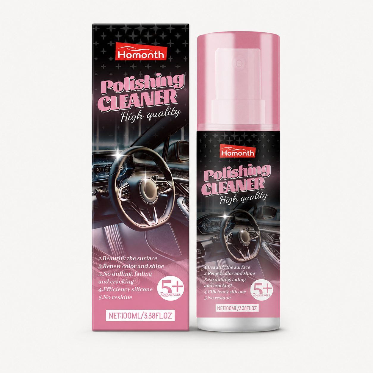 HOMONTH Automotive Interior Surface Care Liquid