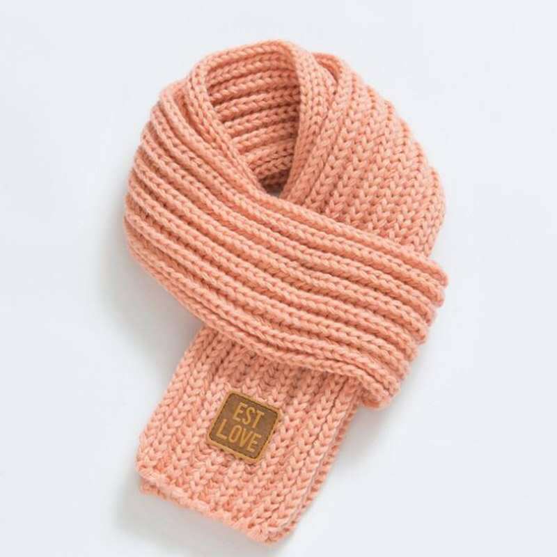 Kids Knitted Scarf - Soft Warm Winter Neck Scarf for Boys & Girls