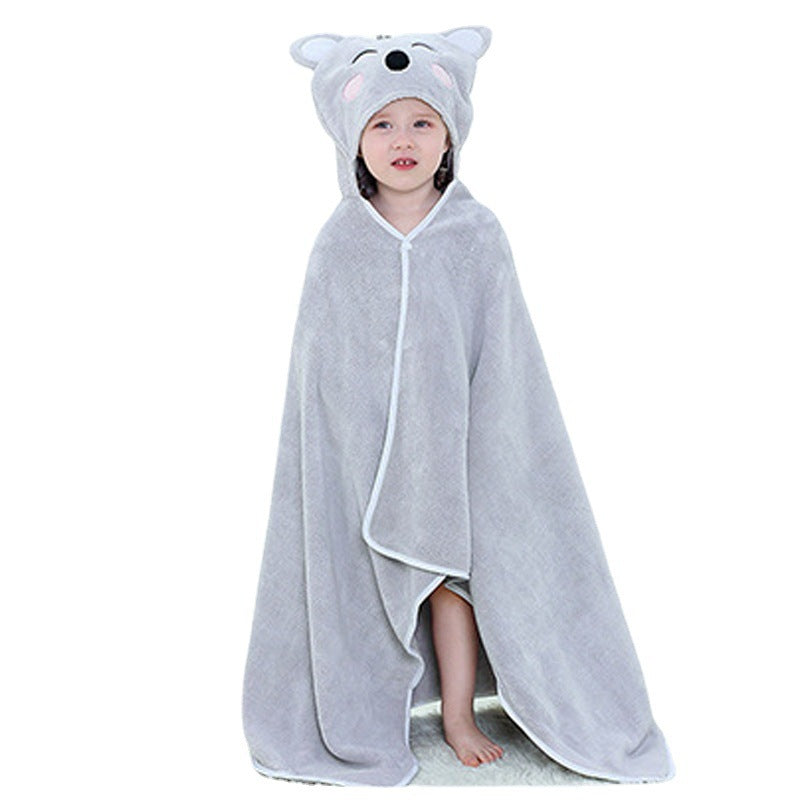 Baby Hooded Bath Towel - Cute Animal Hooded Wrap for Newborns & Toddlers