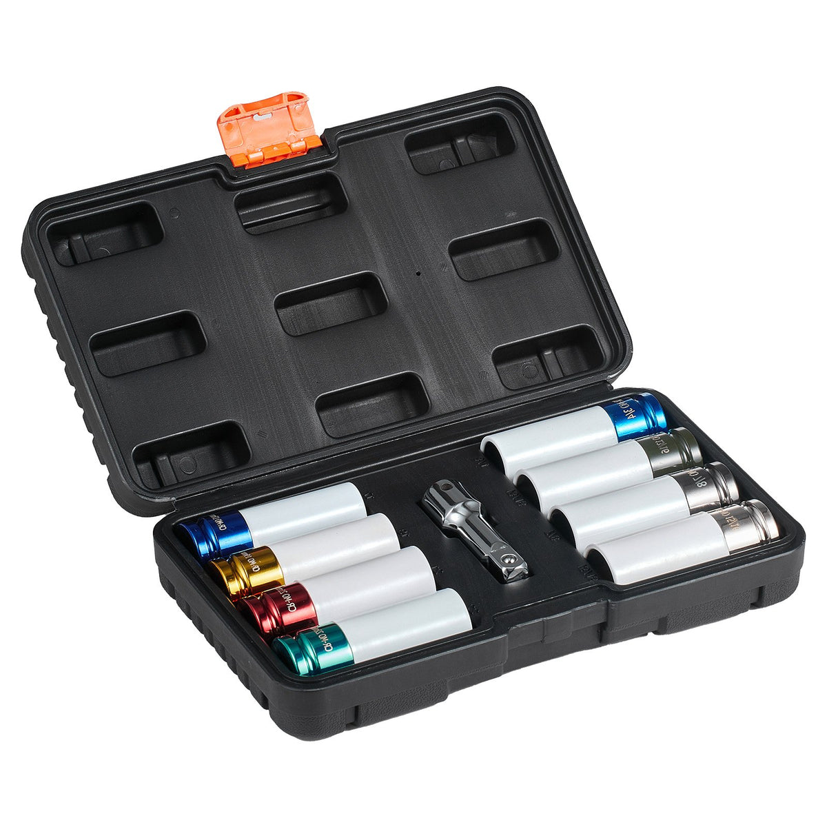 Lug Nut Impact Socket Set  Drive Metric And SAE 6-Point Deep Socket