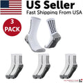 3 Pair Sport Socks Anti Slip Grip
