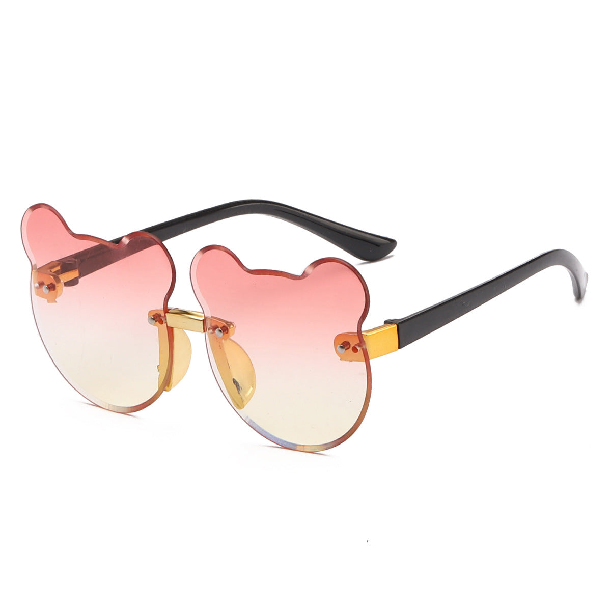 Kids Cat-Eye Sunglasses - Trendy Frameless Shades for Boys and Girls