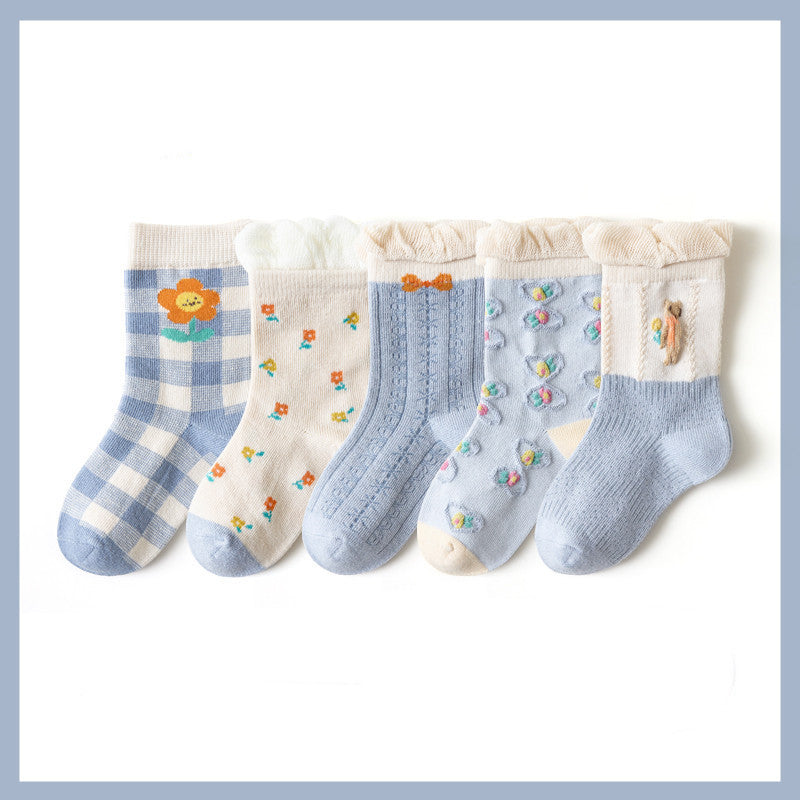 Cartoon Animal Kids Cotton Socks - Soft Breathable Children Socks