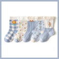 Cartoon Animal Kids Cotton Socks - Soft Breathable Children Socks