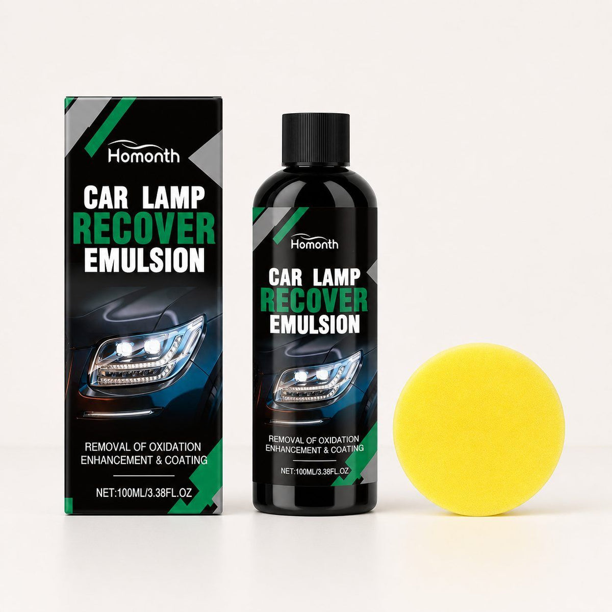 HOMONTH Automotive Headlight Lens Care Kit