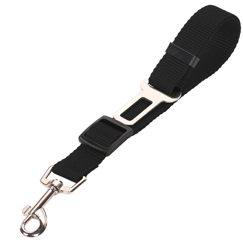 Dog Car Safety Leash - Adjustable Seat Belt Restraint for Travel