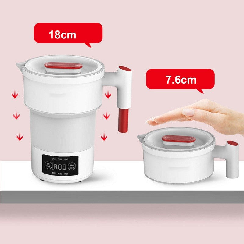Portativ Elektr Choy Qaynatgich (Katlanadigan, Silikon, 600ml)