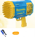 Rocket Bubble Gun (69 Holes) - Automatic Bubble Machine Blaster for Kids