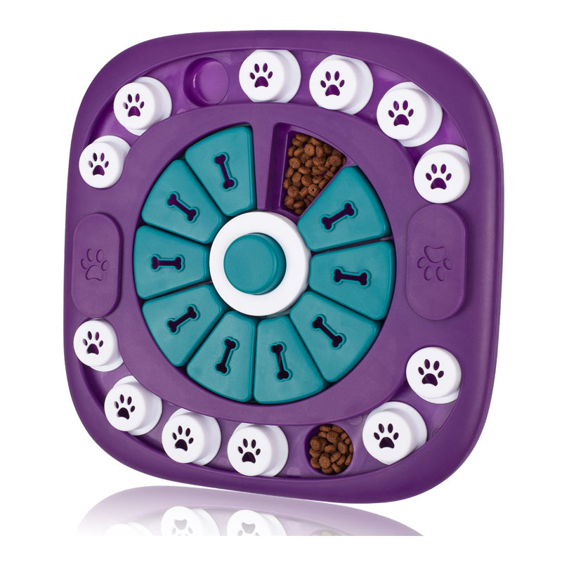 Interactive Dog Puzzle Board - Treat Enrichment Game for Small to Large Dogs