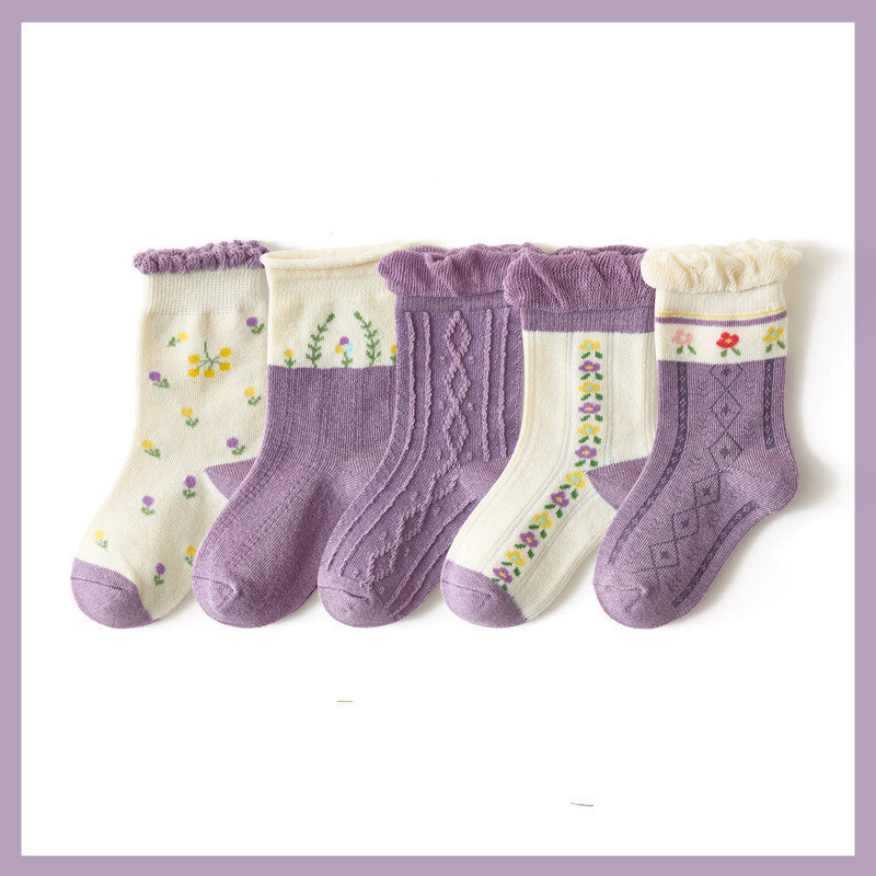 Cartoon Animal Kids Cotton Socks - Soft Breathable Children Socks