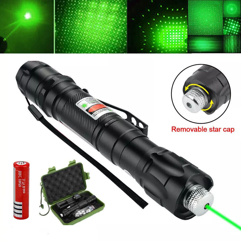 Green Laser Pointer Pen Miles USB Rechargable Laser Pen