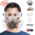 17 In 1 Full Face Mask 6200 Gas Mask Facepiece Spray