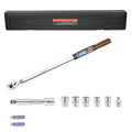 Torque Wrench Set 1/2" Drive Digital Torque Wrench 4 Display Units
