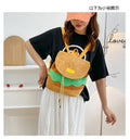 Cute Hamburger Plush Backpack Soft Cartoon Burger Plush Coin