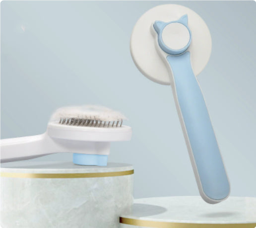 Pet Grooming Comb - Gentle Deshedding Comb for Cats & Dogs