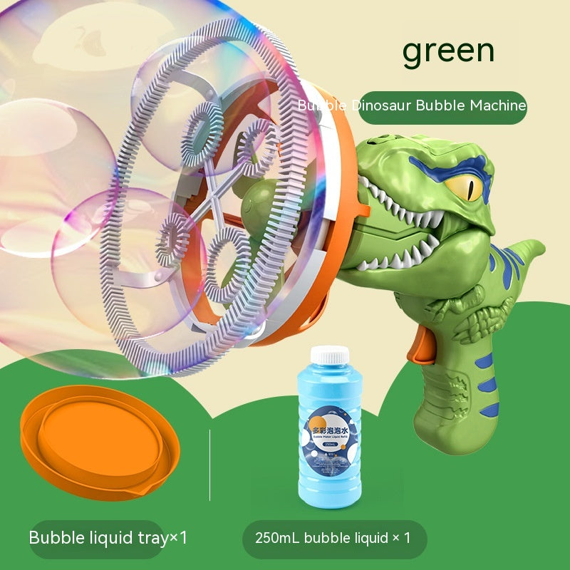 Dinosaur Automatic Bubble Machine for Kids - Handheld Bubble Blower