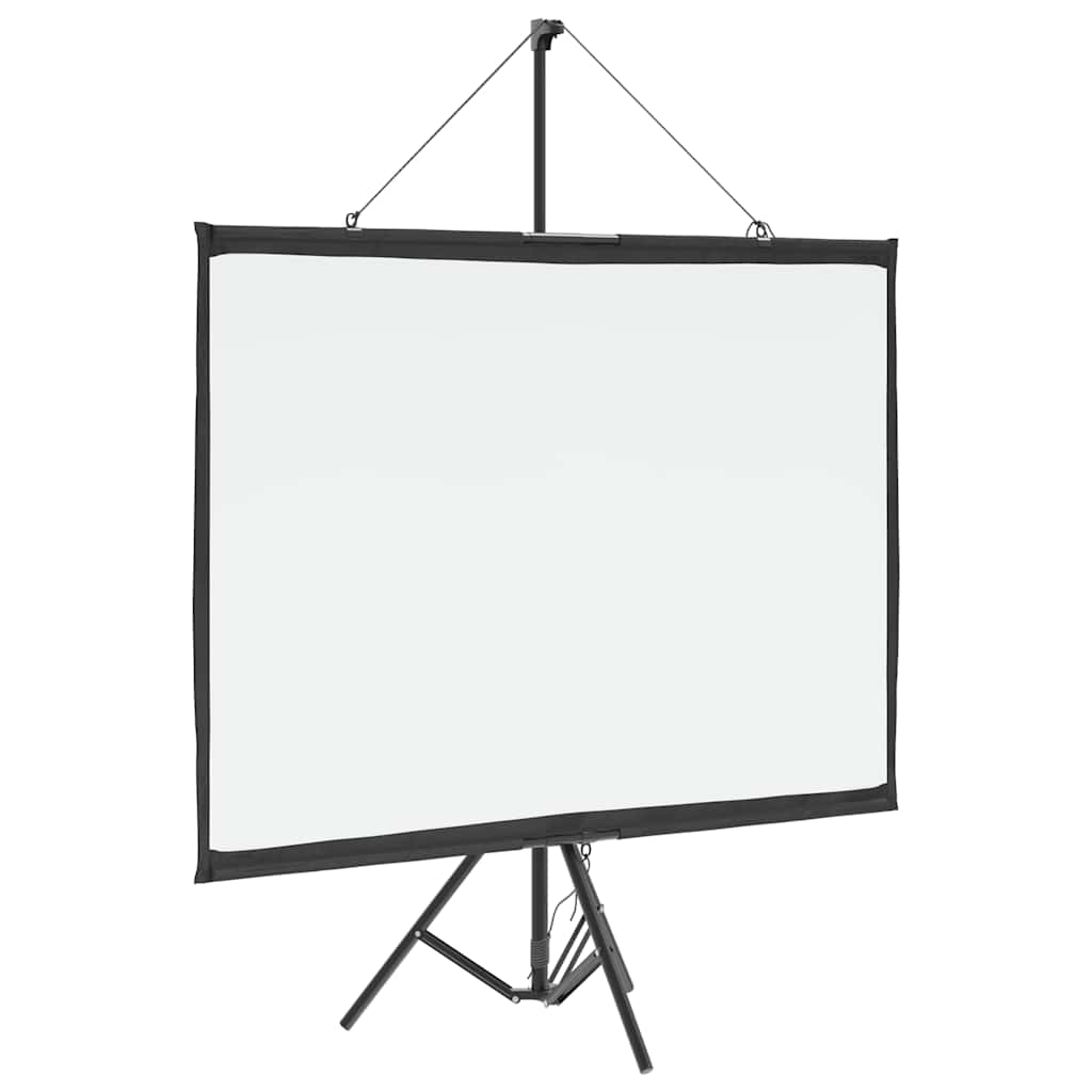 Portable Tripod Projector Screen - Freestanding Movie Screen for Home & Office