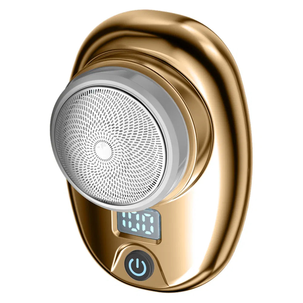 Portable Electric Shaver - Rechargeable Mini Razor with LED Display for Travel