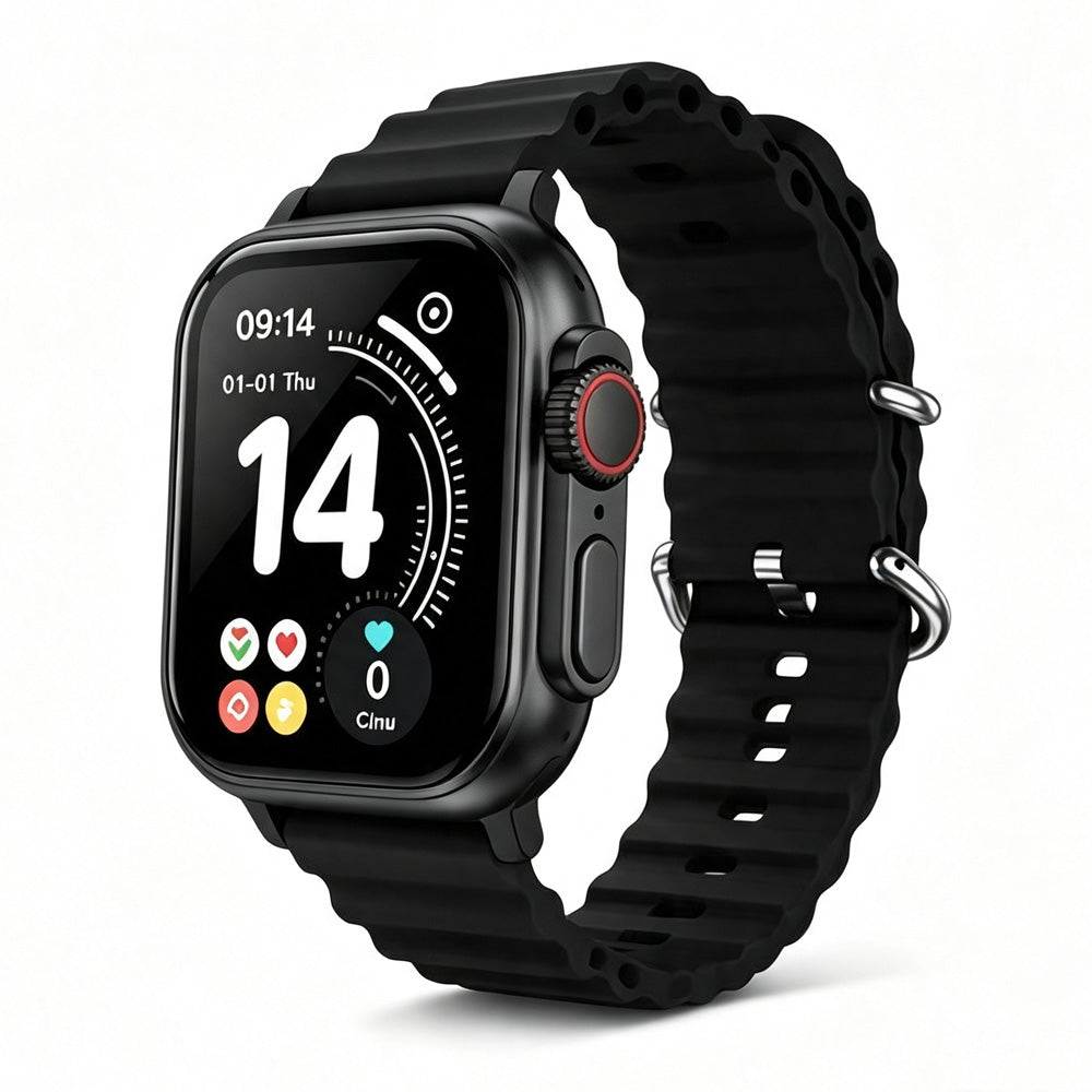 10-in-1 Smart Watch Set - Fitness Smartwatch with Wireless Earbuds & Extra Bands