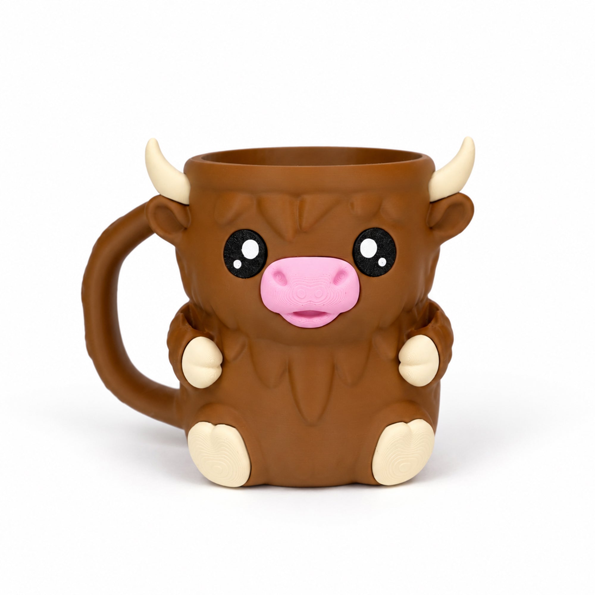3D Printed Animal Ice Cream Cup Holder - Cute Insulated Pint & Cup Sleeve