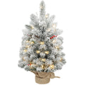 60 Cm Prelit Small Christmas Tree With 35 LED Lights