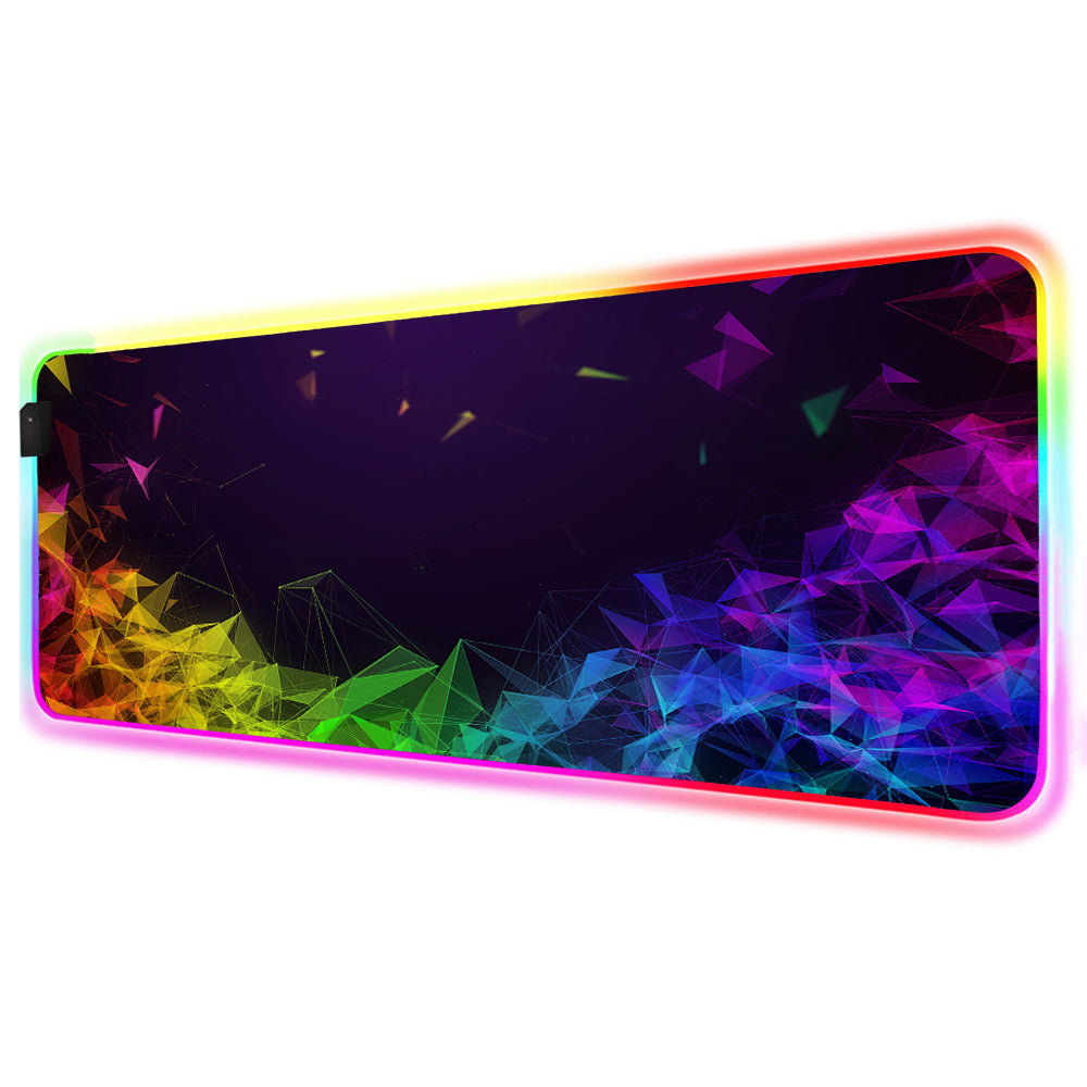 RGB Backlit Mouse Pad (Large, Gaming)