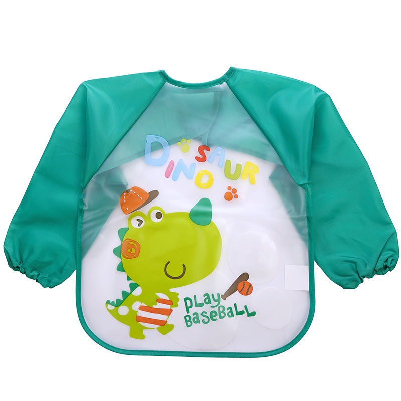Kids Art Smock - Long-Sleeve Waterproof Painting Apron for Children