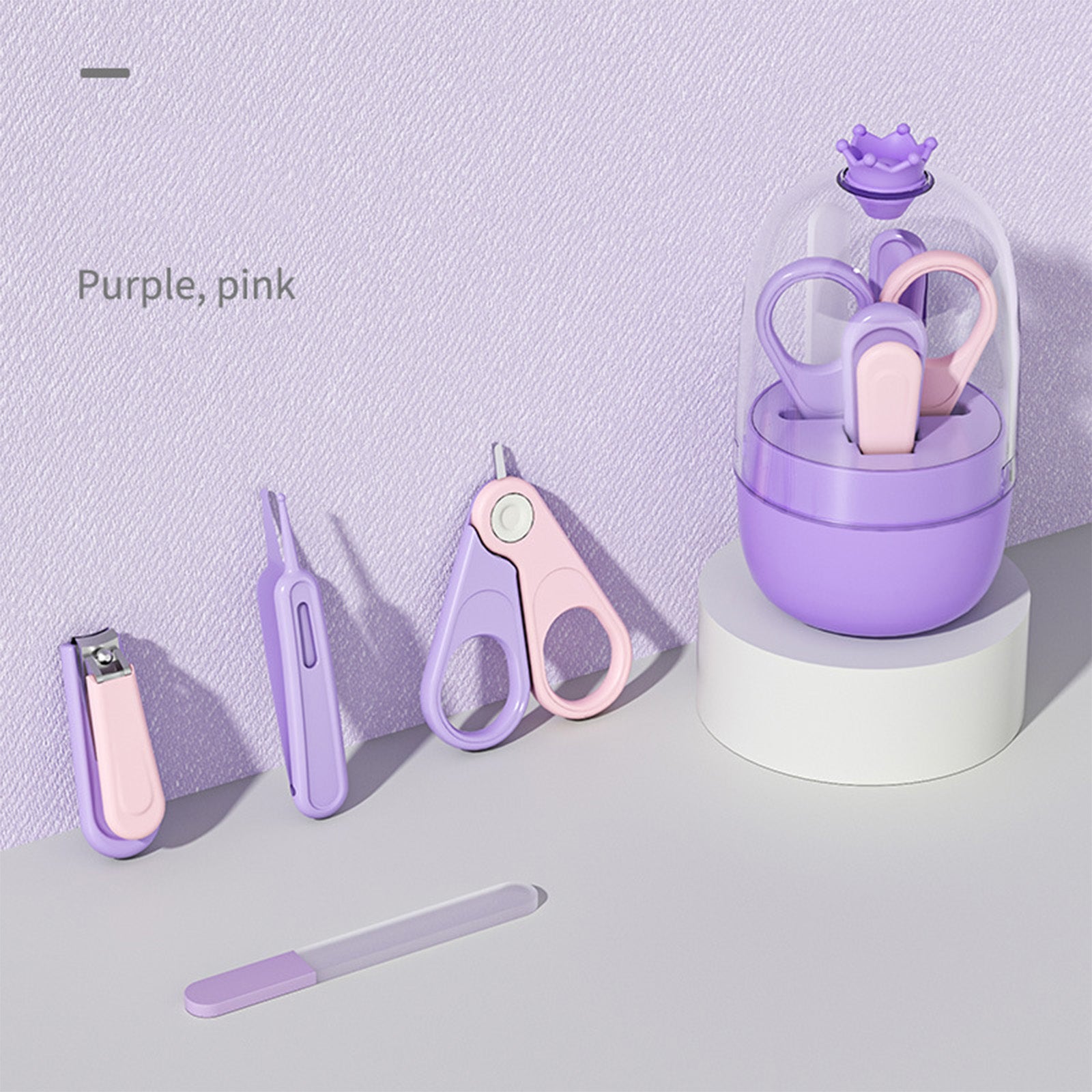 Baby Nail Care Kit - 4-in-1 Grooming Set for Newborns and Toddlers